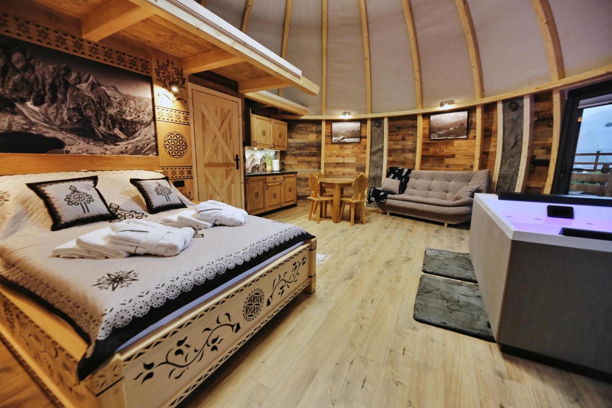 Luxuszelt Tatry Mountain Glamp Z Jacuzzi Zakopane