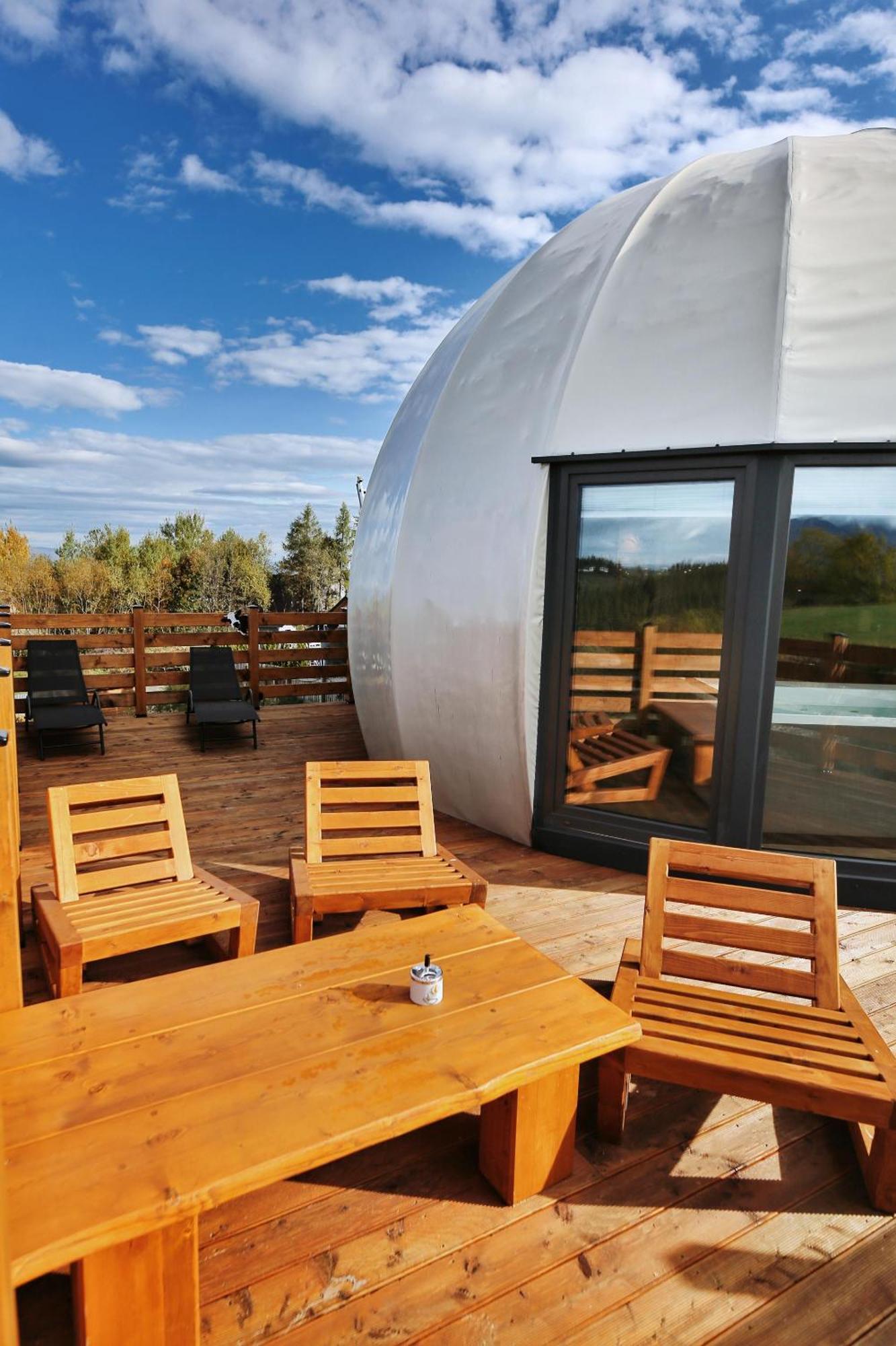 Tatry Mountain Glamp Z Jacuzzi Luxuszelt